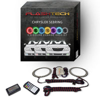 Chrysler Sebring V.3 Fusion Color Change LED Halo Fog Light Kit 2008-2010