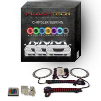 Chrysler Sebring V.3 Fusion Color Change LED Halo Fog Light Kit 2008-2010