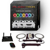 Chrysler Sebring V.3 Fusion Color Change LED Halo Fog Light Kit 2008-2010