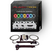 Chrysler Sebring V.3 Fusion Color Change LED Halo Fog Light Kit 2008-2010