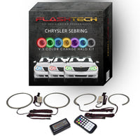 Chrysler Sebring V.3 Fusion Color Change LED Halo Headlight Kit 2008-2010