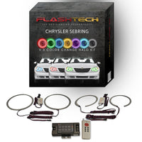 Chrysler Sebring V.3 Fusion Color Change LED Halo Headlight Kit 2008-2010