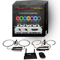 Chrysler Sebring V.3 Fusion Color Change LED Halo Headlight Kit 2008-2010