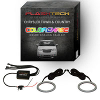 Chrysler Town & Country ColorChase LED Halo Fog Light Kit 2005-2010