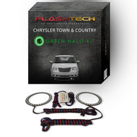 Chrysler Town & Country V.3 Fusion Color Change LED Halo Fog Light Kit 2005-2010