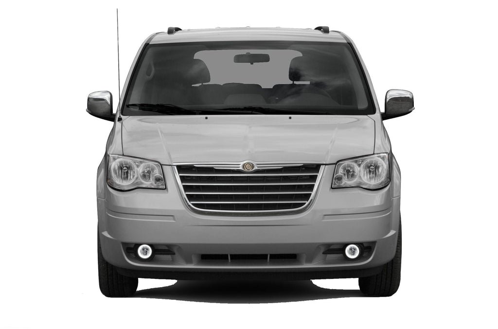 Chrysler Town & Country White LED Halo Fog Light Kit 2005-2010