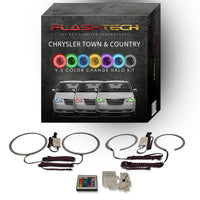 Chrysler Town & Country V.3 Fusion Color Change Headight Halo Kit 2005-2010