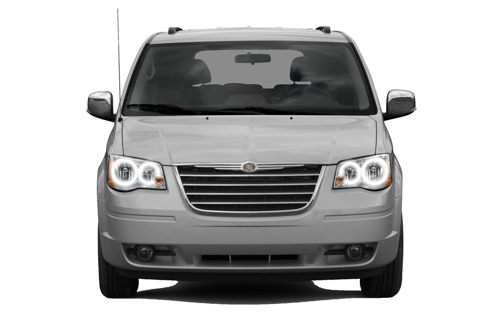 Chrysler Town & Country White Headight Halo Kit 2005-2010