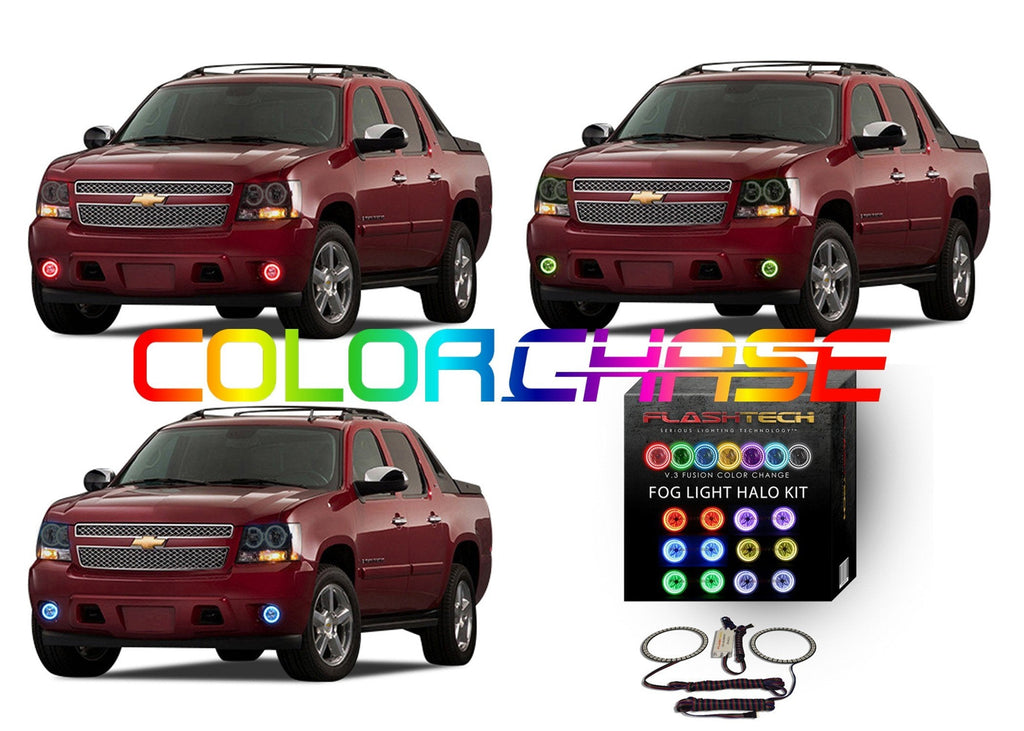 Chevrolet Avalanche ColorChase Fog Light Kit 2007-2013