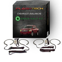 Chevrolet Avalanche V.3 Fusion Color Change LED Halo Headlight Kit 2007-2013