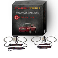 Chevrolet Avalanche V.3 Fusion Color Change LED Halo Headlight Kit 2007-2013