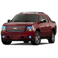 Chevrolet Avalanche V.3 Fusion Color Change Headlight & LED Halo Fog Light Kit 2007-2013