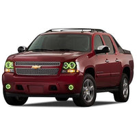 Chevrolet Avalanche V.3 Fusion Color Change Headlight & LED Halo Fog Light Kit 2007-2013