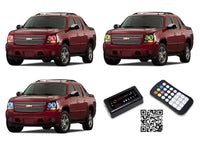 Chevrolet Avalanche V.3 Fusion Color Change LED Halo Headlight Kit 2007-2013