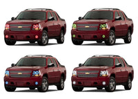 Chevrolet Avalanche V.3 Fusion Color Change Headlight & LED Halo Fog Light Kit 2007-2013