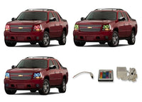 Chevrolet Avalanche V.3 Fusion Color Change LED Halo Headlight Kit 2007-2013