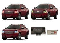 Chevrolet Avalanche V.3 Fusion Color Change LED Halo Headlight Kit 2007-2013