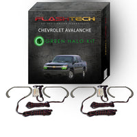 Chevrolet Avalanche V.3 Fusion Color Change LED Halo Headlight Kit 2003-2006 (Cladded)