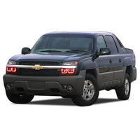 Chevrolet Avalanche ColorChase LED Halo Headlight Kit 2003-2006 (Cladded)