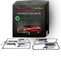 Chevrolet Avalanche V.3 Fusion Color Change LED Halo Headlight Kit 2003-2006 (Non-Cladded)