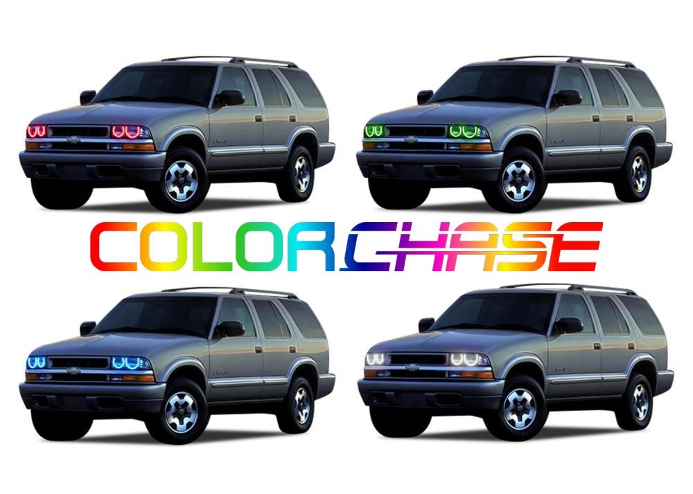 Chevrolet Blazer ColorChase LED Halo Headlight Kit 1998-2004