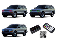 Chevrolet Blazer V.3 Fusion Color Change LED Halo Headlight Kit 1998-2004
