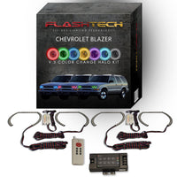 Chevrolet Blazer V.3 Fusion Color Change LED Halo Headlight Kit 1998-2004