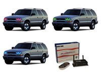 Chevrolet Blazer V.3 Fusion Color Change LED Halo Headlight Kit 1998-2004