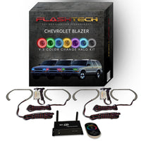 Chevrolet Blazer V.3 Fusion Color Change LED Halo Headlight Kit 1998-2004