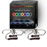 Chevrolet Blazer V.3 Fusion Color Change LED Halo Headlight Kit 1998-2004