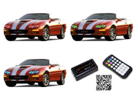 Chevrolet Camaro V.3 Fusion Color Change LED Halo Headlight Kit 1998-2002