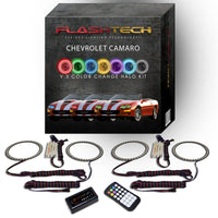 Chevrolet Camaro V.3 Fusion Color Change LED Halo Headlight Kit 1998-2002