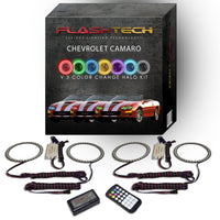 Chevrolet Camaro V.3 Fusion Color Change LED Halo Headlight Kit 1998-2002