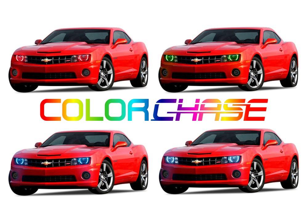 Chevrolet Camaro Non RS V.3 Color Change LED Halo Headlight Kit 2010-2013