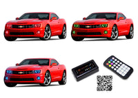 Chevrolet Camaro Non RS V.3 Color Change Headlight & LED Halo Fog Light Kit 2010-2013