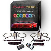 Chevrolet Camaro Non RS V.3 Color Change Headlight & LED Halo Fog Light Kit 2010-2013
