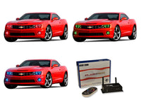 Chevrolet Camaro Non RS V.3 Color Change Headlight & LED Halo Fog Light Kit 2010-2013