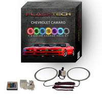 Chevrolet Camaro Non RS V.3 Color Change LED Halo Headlight Kit 2010-2013