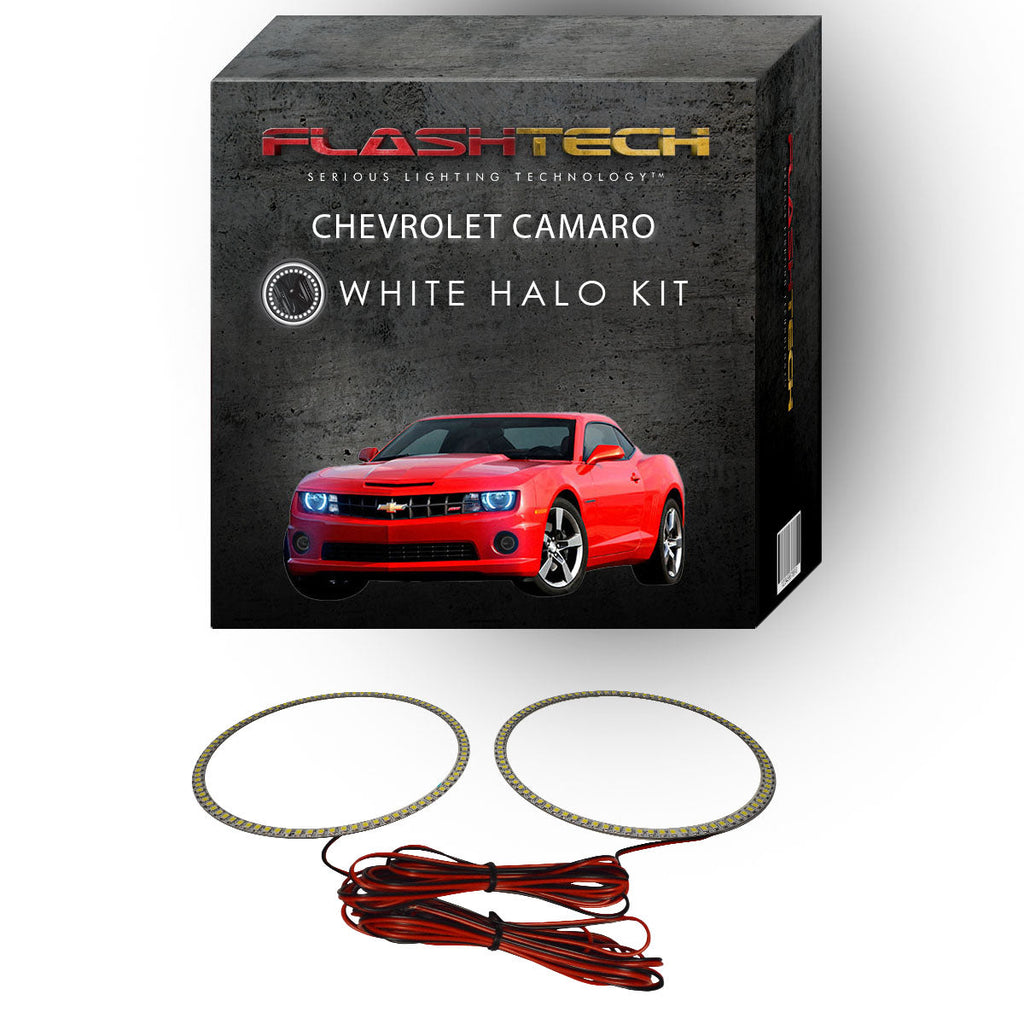 Chevrolet Camaro Non RS White LED Halo Headlight Kit 2010-2013