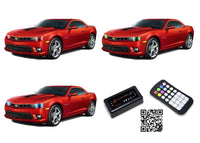 Chevrolet Camaro Non RS V.3 Fusion Color Change LED Halo Headlight Kit 2014-2016