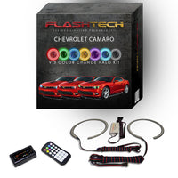 Chevrolet Camaro Non RS V.3 Fusion Color Change LED Halo Headlight Kit 2014-2016