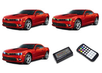 Chevrolet Camaro Non RS V.3 Fusion Color Change LED Halo Headlight Kit 2014-2016