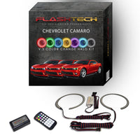 Chevrolet Camaro Non RS V.3 Fusion Color Change LED Halo Headlight Kit 2014-2016