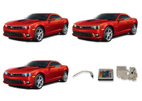 Chevrolet Camaro Non RS V.3 Fusion Color Change LED Halo Headlight Kit 2014-2016