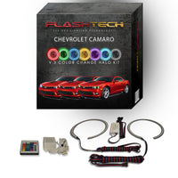 Chevrolet Camaro Non RS V.3 Fusion Color Change LED Halo Headlight Kit 2014-2016