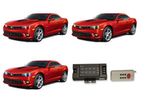Chevrolet Camaro Non RS V.3 Fusion Color Change LED Halo Headlight Kit 2014-2016