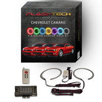 Chevrolet Camaro Non RS V.3 Fusion Color Change LED Halo Headlight Kit 2014-2016