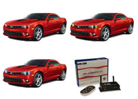 Chevrolet Camaro Non RS V.3 Fusion Color Change LED Halo Headlight Kit 2014-2016