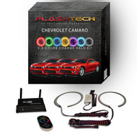 Chevrolet Camaro Non RS V.3 Fusion Color Change LED Halo Headlight Kit 2014-2016