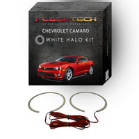 Chevrolet Camaro Non RS White LED Halo Headlight Kit 2014-2016